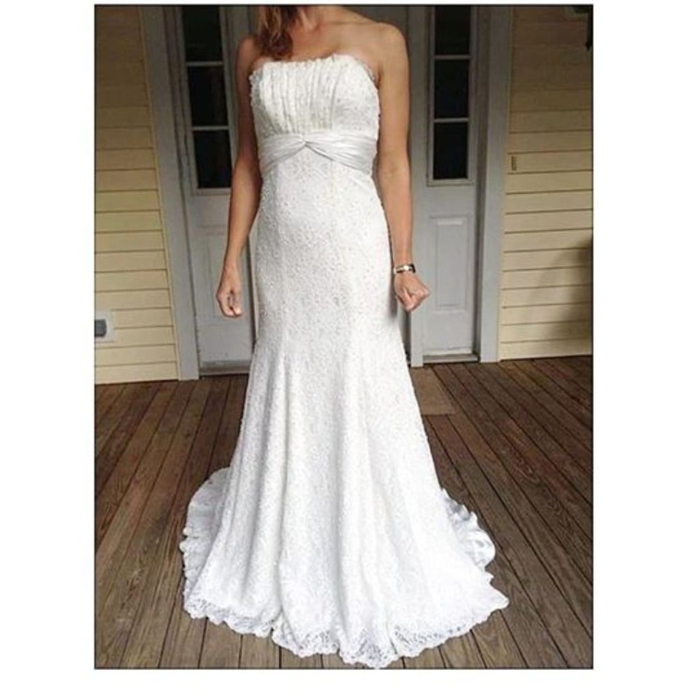 David's Bridal Wedding dress Style VW9469 - Picture 1 of 8